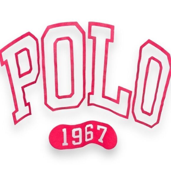 Navy Polo Ralph Lauren Graphic Pullover Hoodie Size M - Picture 3 of 6